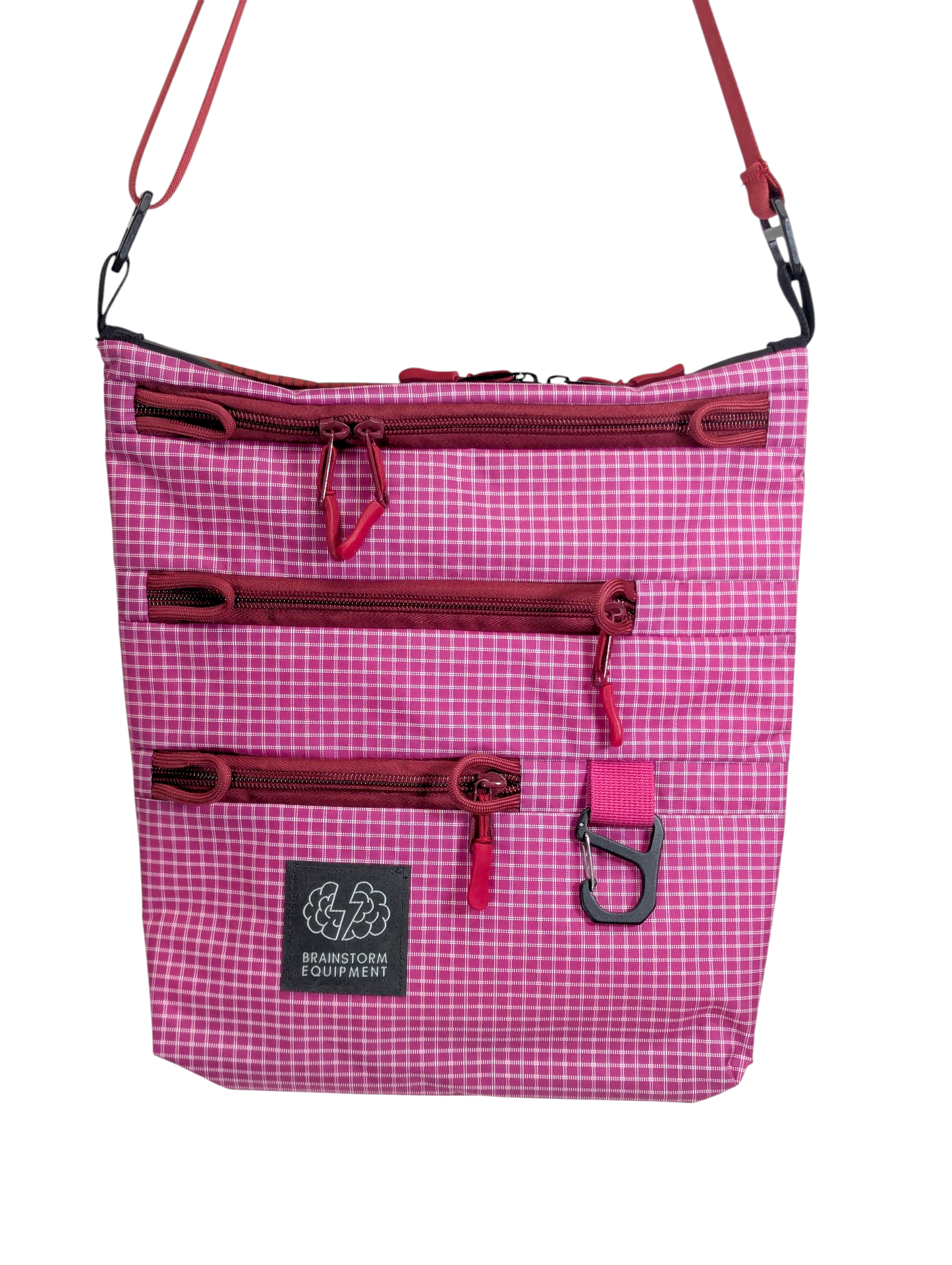 Multi-Colored-Zipper Satchel