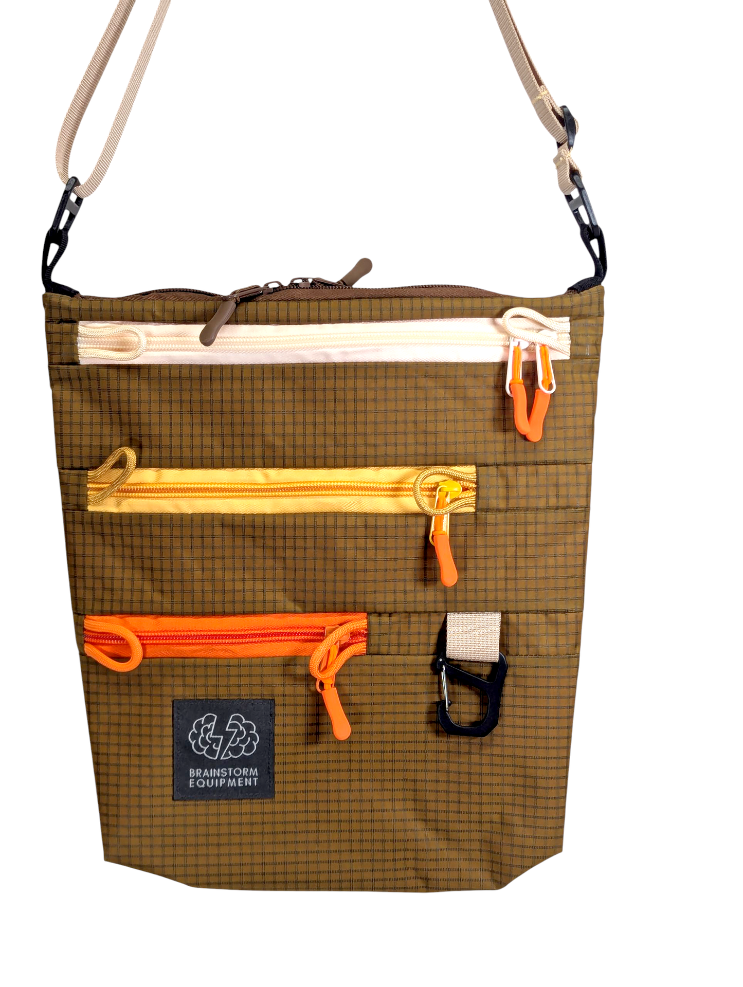 Multi-Colored-Zipper Satchel