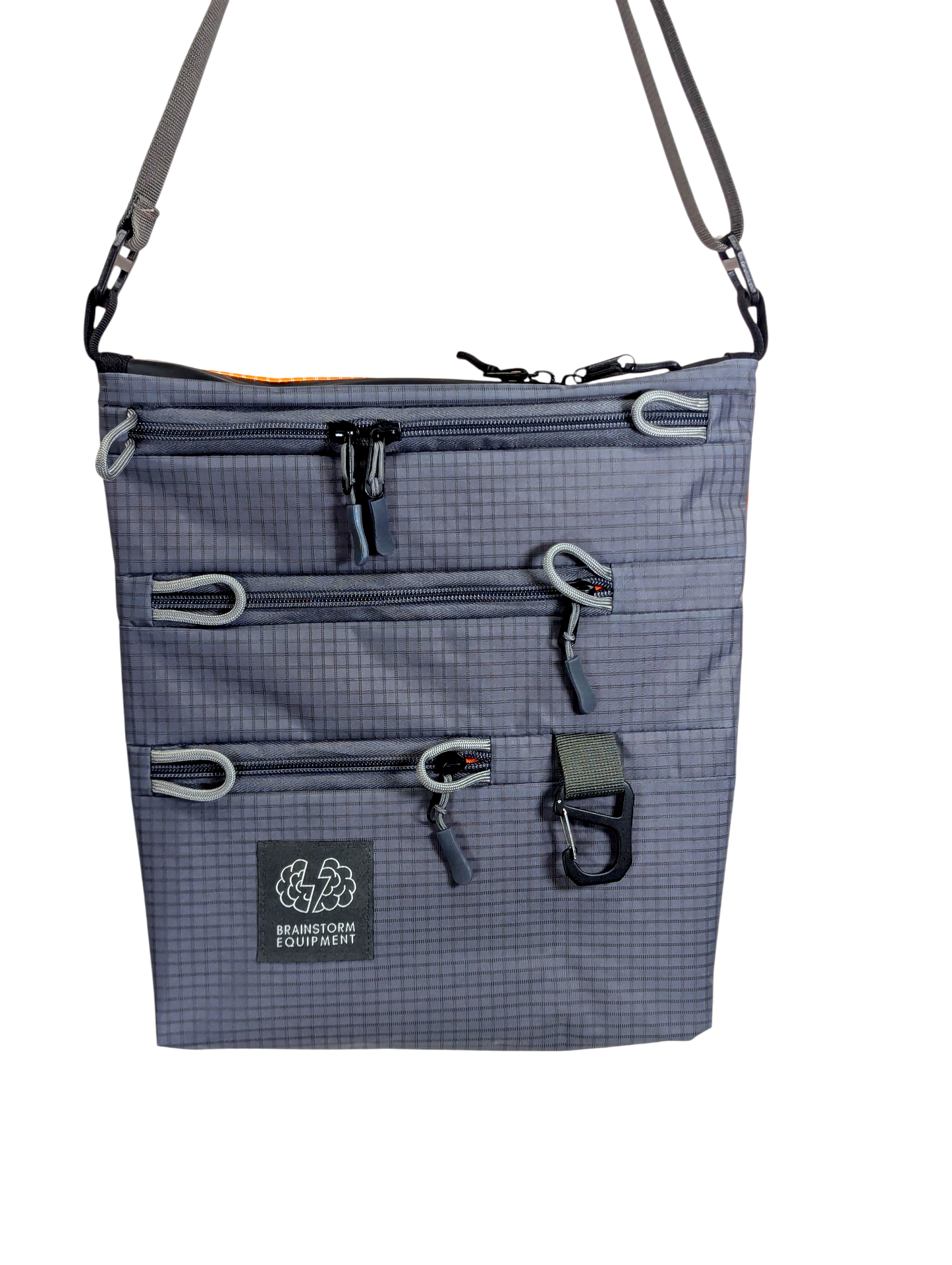 Multi-Colored-Zipper Satchel